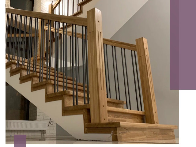 Реставрация деревянных и металлических лестниц в Лыткарине