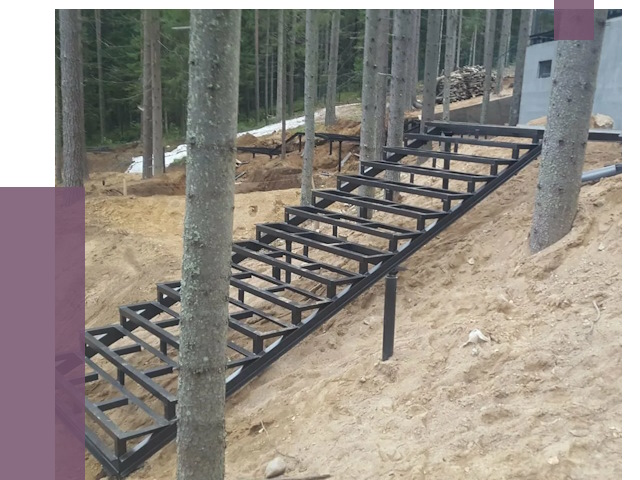 Монтаж металлических лестниц в Лыткарине от 13572 руб. 