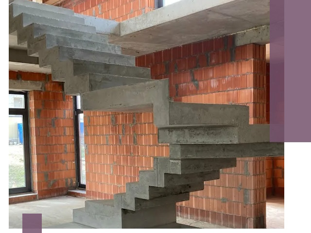 Изготовление бетонных лестниц под ключ в Лыткарине