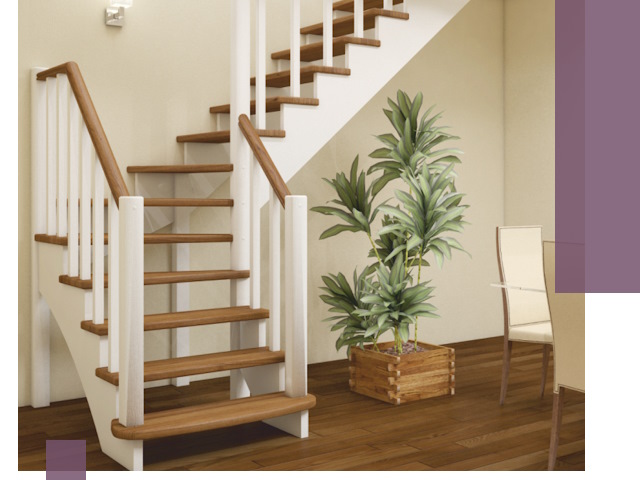 Г-образные лестницы под ключ в Лыткарине — изготовление и монтаж