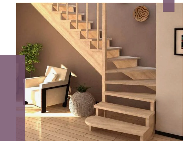 Изготовление Г-образных лестниц в Лыткарине от 18950 руб. 