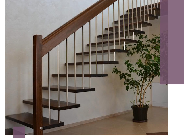 Лестницы на больцах под ключ в Лыткарине – изготовление и монтаж