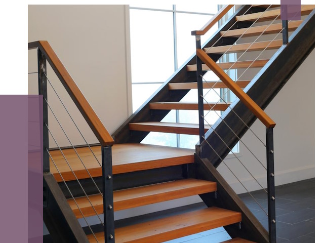 Изготовление лестниц на металлокаркасе в Лыткарине от 18950 руб. | ПРОЛЁТ-Лтк