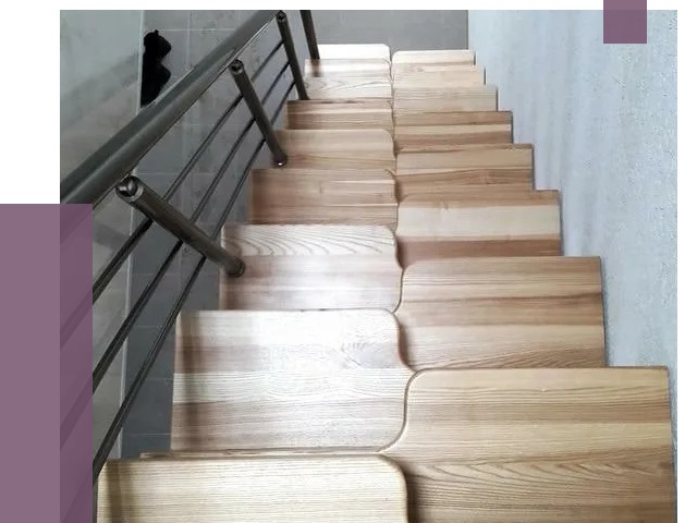 Лестницы гусиный шаг в Лыткарине от 13060 руб. под ключ | ПРОЛЁТ-Лтк