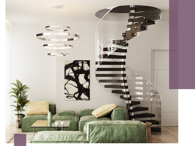 Лестницы для двухуровневой квартиры в Лыткарине — изготовление и монтаж