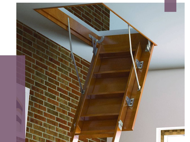 Установка чердачной лестницы в Лыткарине от 7836 руб. | ПРОЛЁТ-Лтк