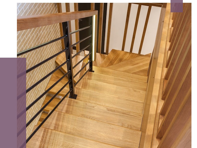 Лестницы из ясеня в Лыткарине под ключ от 10038 руб. 