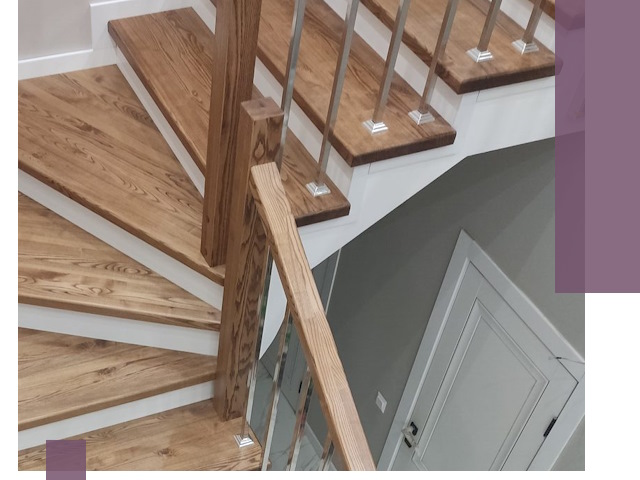 Обшивка металлических лестниц под ключ в Лыткарине