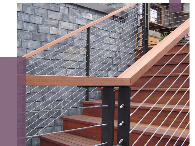 Тросовые перила под ключ в Лыткарине от 7785 руб. 