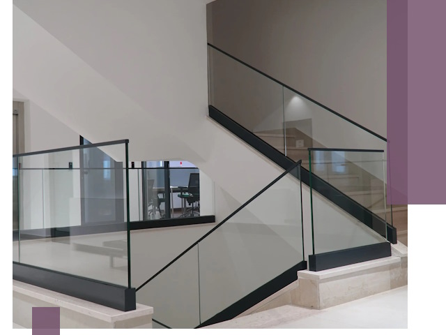 Стеклянные перила премиум-класса с установкой в Лыткарине