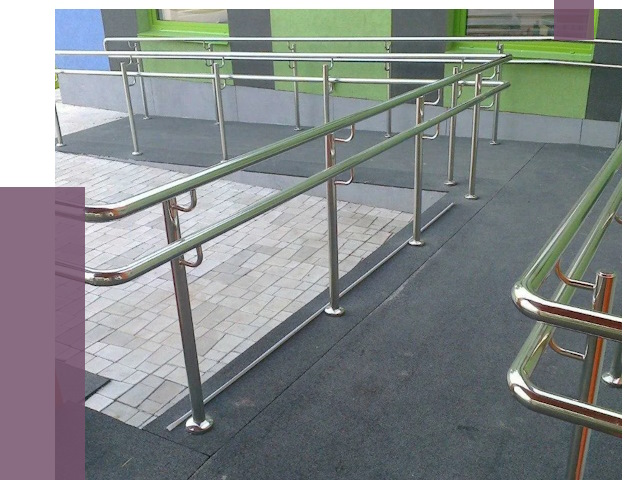 Ограждения пандусов в Лыткарине от 4353 руб. монтаж | ПРОЛЁТ-Лтк