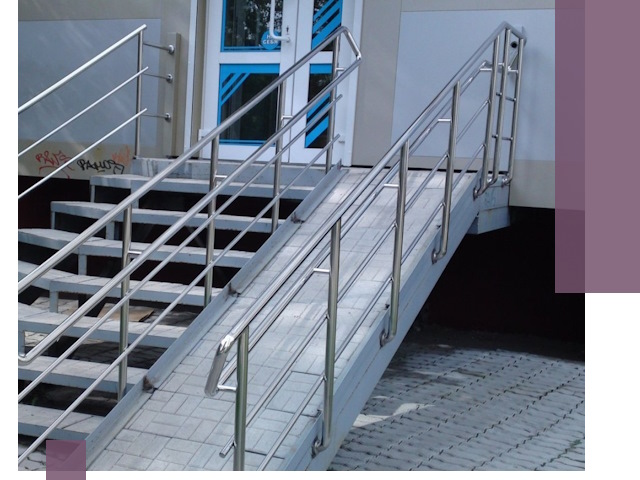 Пандус на крыльцо под ключ в Лыткарине: монтаж и изготовление