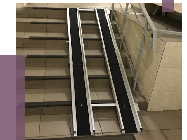 Установка пандуса в подъезд в Лыткарине от 7990 руб. под ключ | ПРОЛЁТ-Лтк