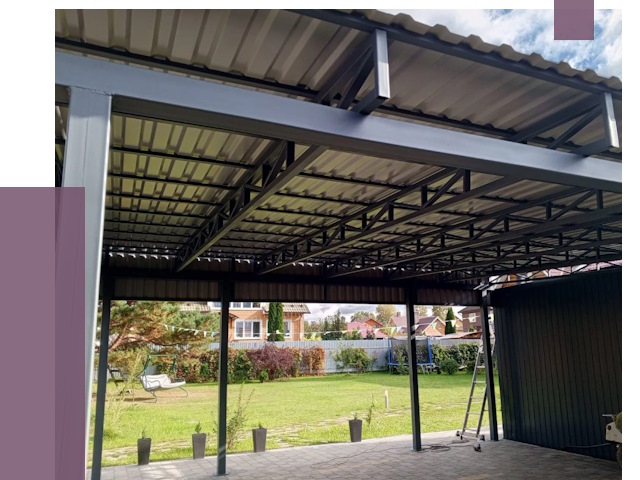 Монтаж навесов в Лыткарине от 7375 руб. — установка навеса | ПРОЛЁТ-Лтк