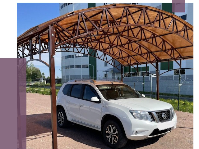 Недорогие навесы в Лыткарине от 43021 руб.  | ПРОЛЁТ-Лтк