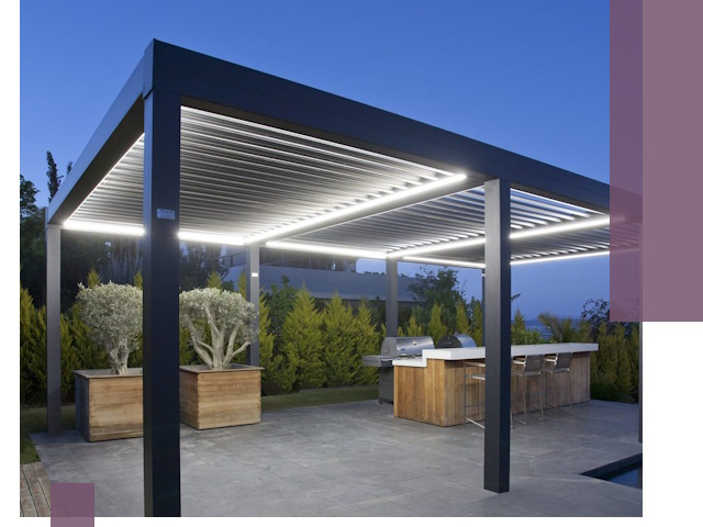 Навесы отдельно стоящие под ключ в Лыткарине из металла и поликарбоната