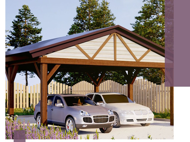 Навесы для автомобиля в Лыткарине — изготовление и монтаж