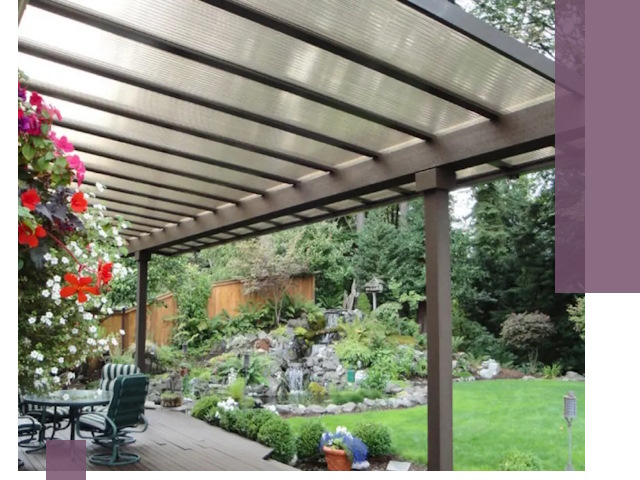 Навесы из поликарбоната под ключ в Лыткарине быстро и надёжно