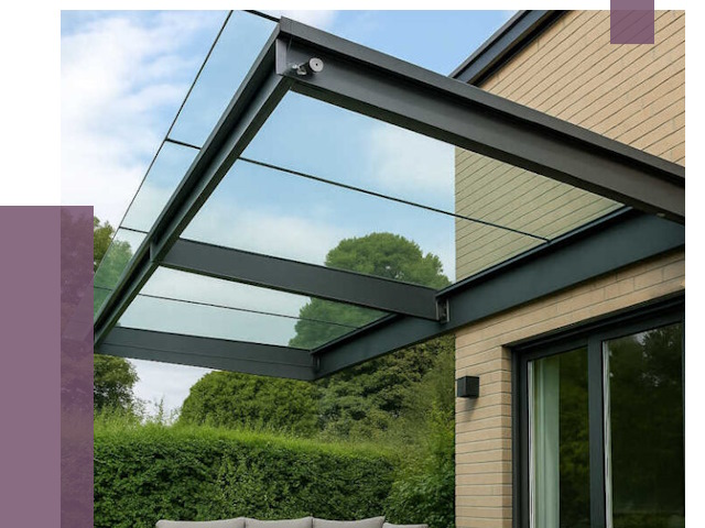 Стеклянные навесы и козырьки в Лыткарине от 12292 руб.