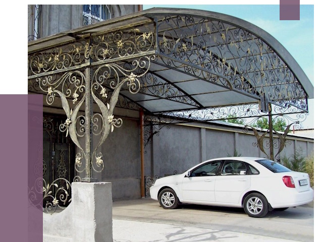Кованые навесы в Лыткарине от 14596 руб. | ПРОЛЁТ-Лтк