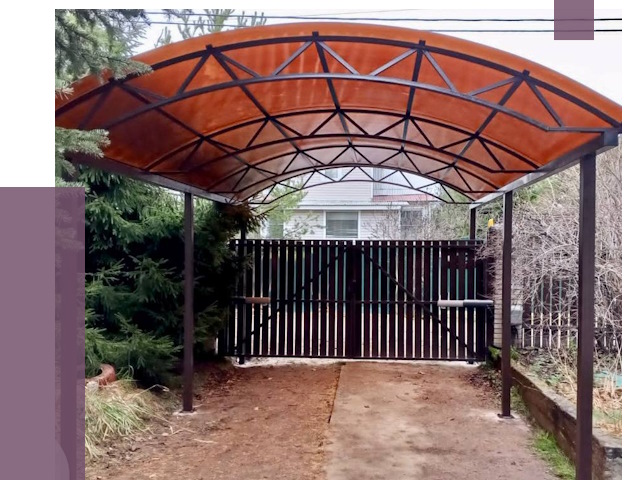 Арочные навесы в Лыткарине от 12753 руб. — изготовление и монтаж | ПРОЛЁТ-Лтк