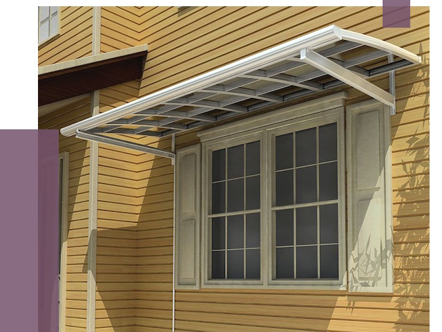 Козырьки над окнами в Лыткарине от 7631 руб. — монтаж, покупки | ПРОЛЁТ-Лтк