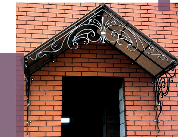 Металлические козырьки в Лыткарине от 10704 руб. 