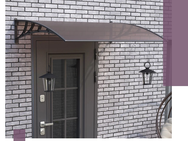 Недорогие козырьки и навесы под ключ в Лыткарине