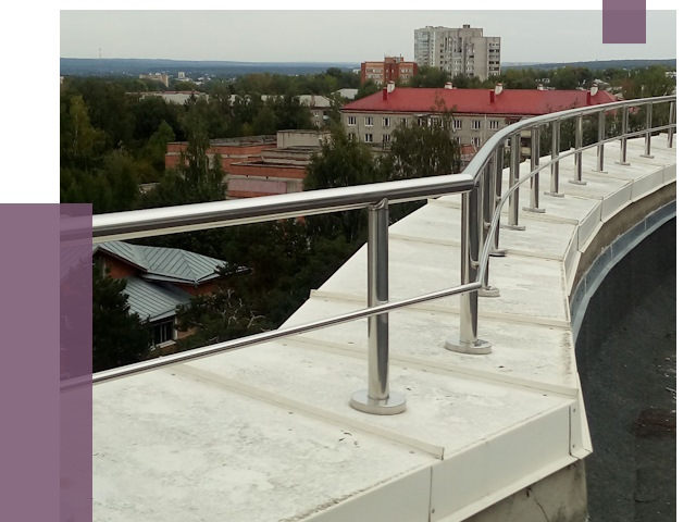 Парапеты и ограждения кровли в Лыткарине от 4968 руб.