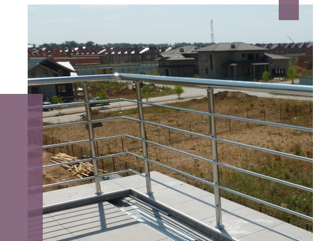 Парапеты из нержавеющей стали в Лыткарине от 7990 руб. за м² | ПРОЛЁТ-Лтк