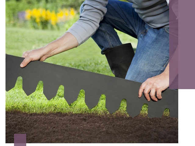 Металлические бордюры для газона в Лыткарине — изготовление и монтаж