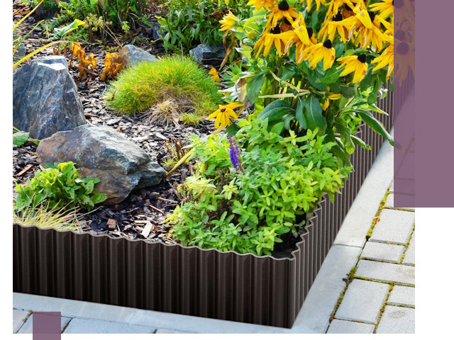 Металлические бордюры для клумб в Лыткарине — производство и монтаж